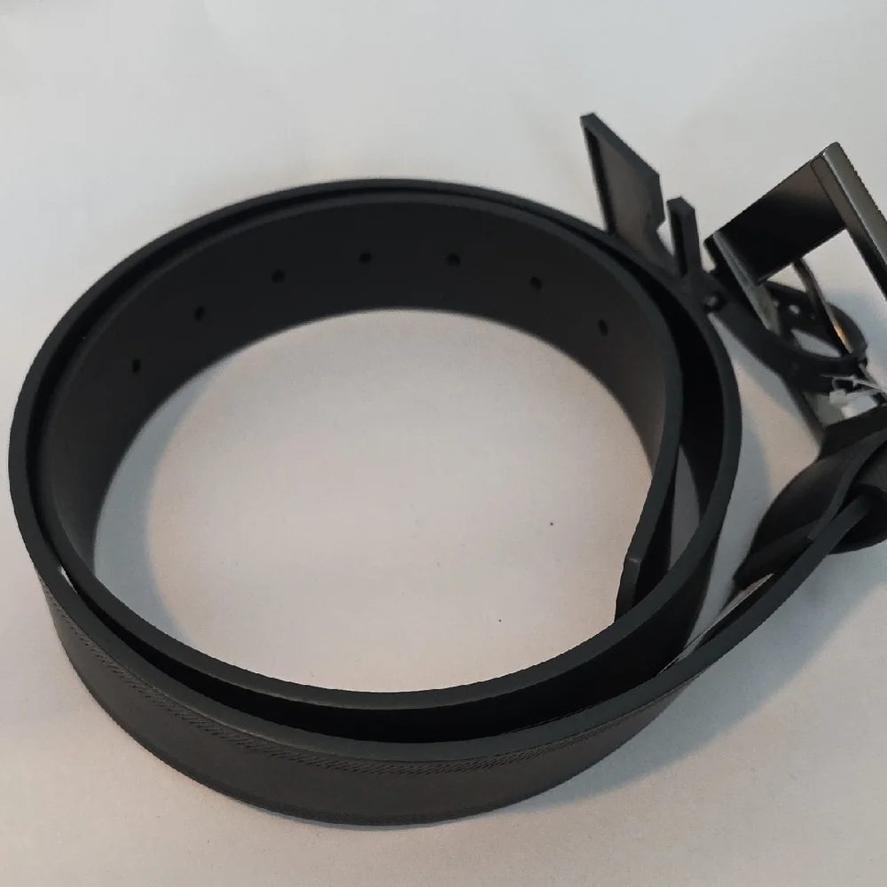 Nike Belt - Black Men’s Belt with Branded Silver Buckle 34 - 36